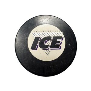 IHL‎ NHL Indianapolis Ice Official Hockey Puck Made In Czechoslovakia